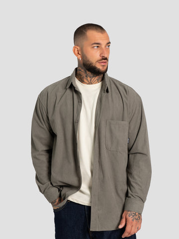 GROOVE SHIRT007MILITARY GREEN