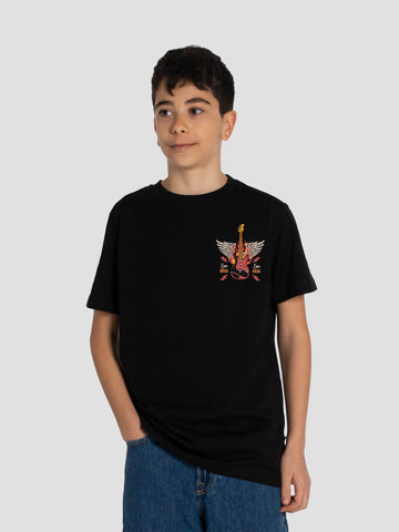 GROOVE SHIRT18GUITAR ROCK NERO