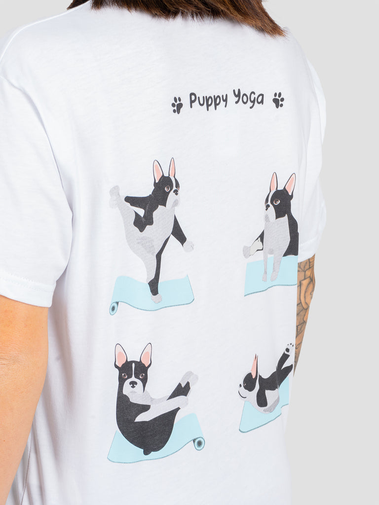 GROOVE SHIRT63PUPPY YOGA BIANCO