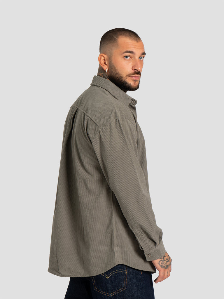 GROOVE SHIRT007MILITARY GREEN