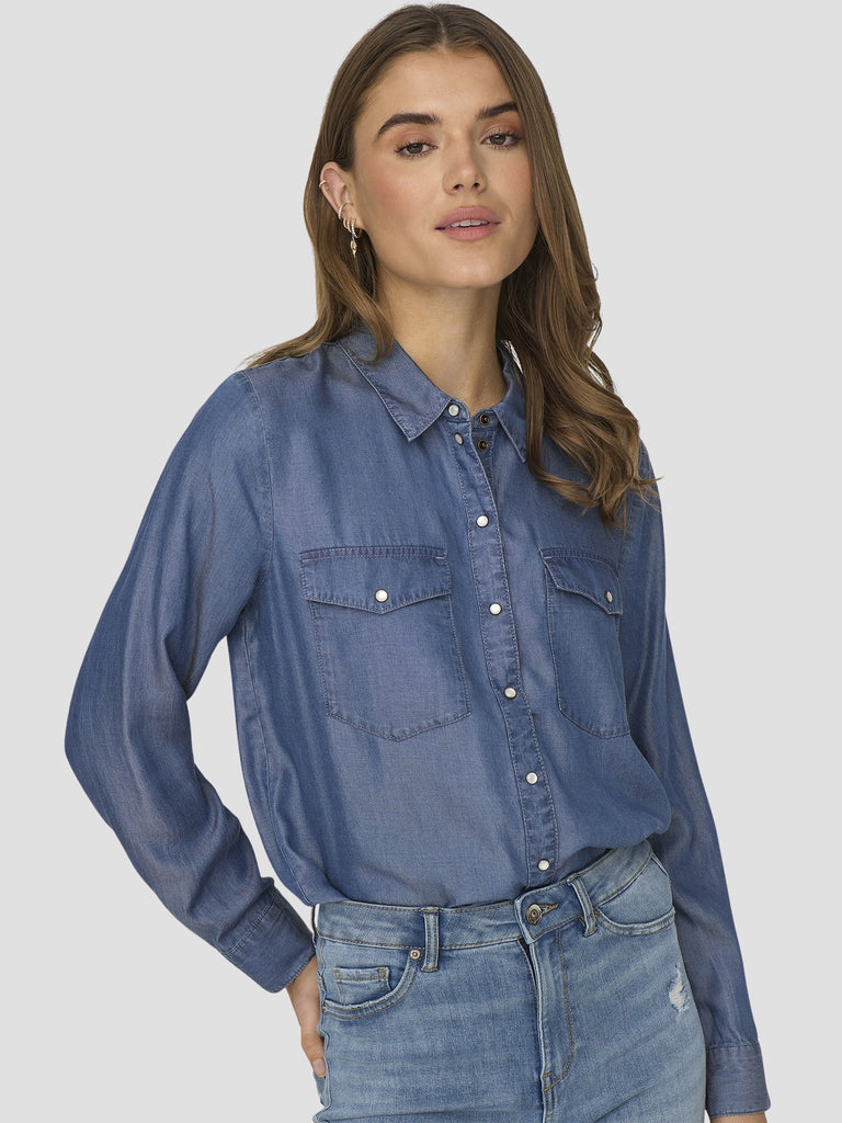 JACQUELINE DE YONG 15317274MEDIUM BLUE DENIM