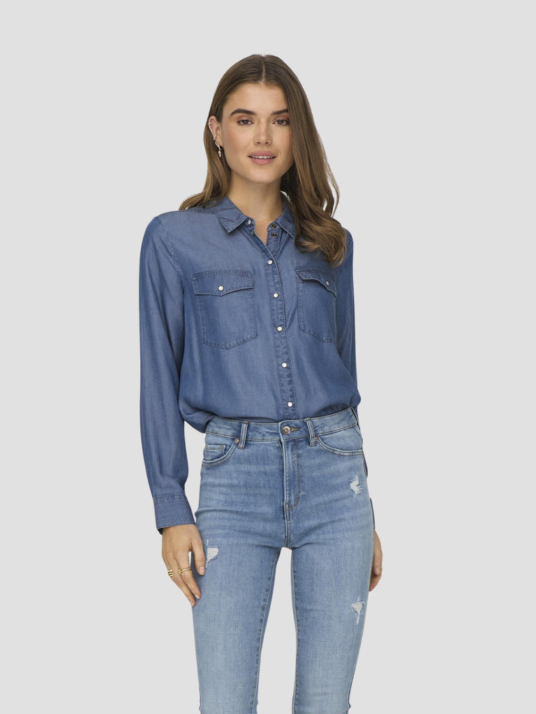 JACQUELINE DE YONG 15317274MEDIUM BLUE DENIM